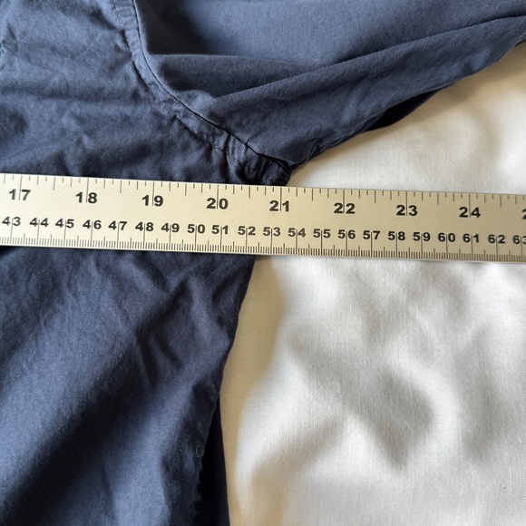 Coofandy Mens Casual Dress Shirt Navy Paisley Flip Cuffs Size Medium Preppy - Picture 12 of 16